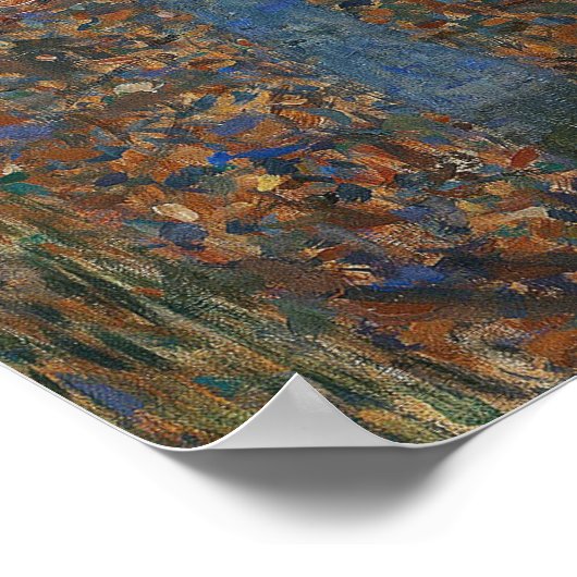 Beech Grove I van Gustav Klimt Painting Poster (Hoek)