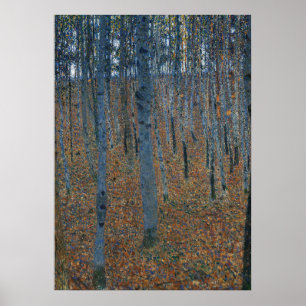 Beech Grove I van Gustav Klimt Painting Poster