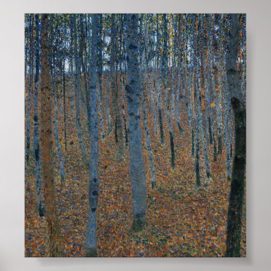 Beech Grove I van Gustav Klimt Poster (Voorkant)