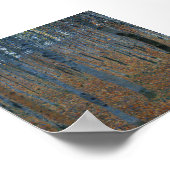 Beech Grove I van Gustav Klimt Poster (Hoek)