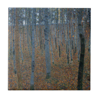 Beech Grove I van Gustav Klimt Tegeltje