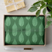 Beech Leaf Chalk Print, Deep Emerald Green Tissuepapier (Geschenk)