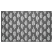 Beech Leaf Chalk Print, grijs / grijs en wit Stof (Fat Quarter)