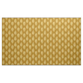 Beech Leaf Chalk Print, Mustard Yellow / Gold Stof (Yard (91,4 cm))