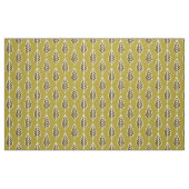 Beech leaf-patroon - Camel tan en bruin Stof (Fat Quarter)