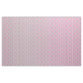 Beech leaf-patroon - Fuchsia roze en zilver Stof (Yard (91,4 cm))