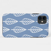 Beech leaf-patroon — Hemelblauw en wit Case-Mate iPhone Case (Achterkant (horizontaal))