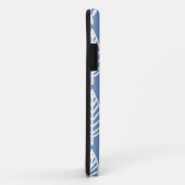 Beech leaf-patroon — Hemelblauw en wit Case-Mate iPhone Case (Achterkant/rechts)