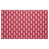 Beech leaf-patroon - Ruby red en crème Stof (Fat Quarter)