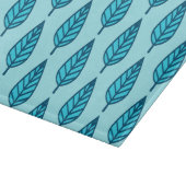 Beech leaf-patroon - Shades of sky blue Snijplank (Hoek)