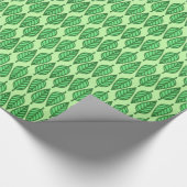 Beech leaf-patroon - Shades van kalkgroen Cadeaupapier (Hoek)
