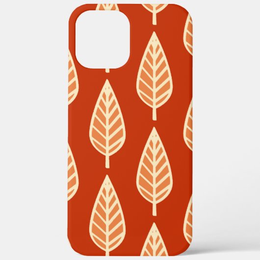 Beech leaf-patroon - Shades van mandarijnensinaasa Case-Mate iPhone Case (Achterkant)