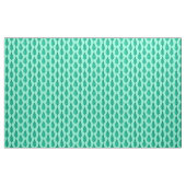 Beech leaf-patroon - Turquoise en aqua Stof (Yard (91,4 cm))