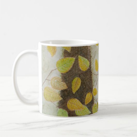 Beech Leaves Koffiemok (Links)