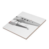 Beech Model 18 op Floats Tegeltje (Zijkant)