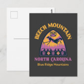 Beech Mountain North Carolina Briefkaart (Voorkant / Achterkant)