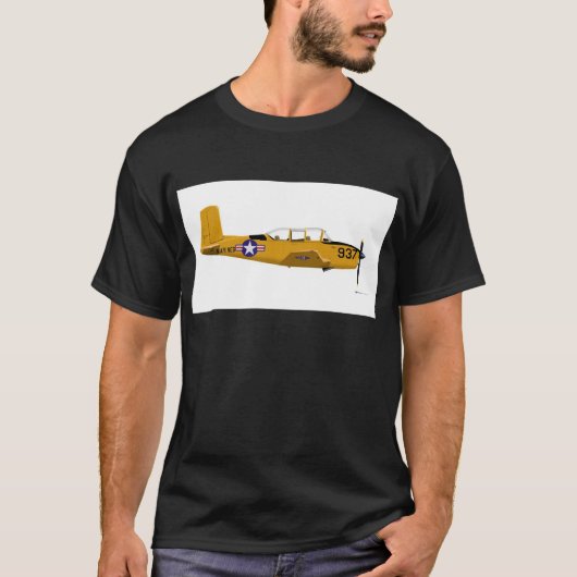 Beech T-34 Mentor T-shirt (Voorkant)