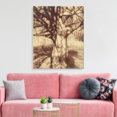 Beech Tree (door Eugène Atget) Canvas Afdruk (Insitu (Woonkamer))