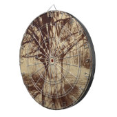 Beech Tree (door Eugène Atget) Dartbord (Voorkant Rechts)