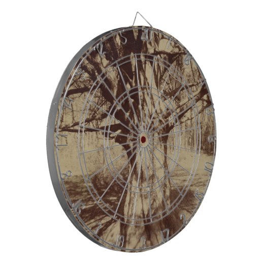 Beech Tree (door Eugène Atget) Dartbord (Voorkant Links)