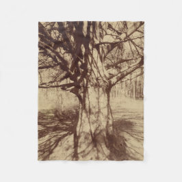 Beech Tree (door Eugène Atget) Fleece Deken