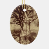 Beech Tree (door Eugène Atget) Keramisch Ornament (Achterkant)