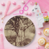 Beech Tree (door Eugène Atget) Papieren Bordje (Feest)