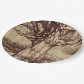 Beech Tree (door Eugène Atget) Papieren Bordje (Gekanteld)