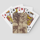 Beech Tree (door Eugène Atget) Pokerkaarten (Achterkant)