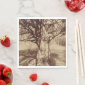 Beech Tree (door Eugène Atget) Servet (Insitu)