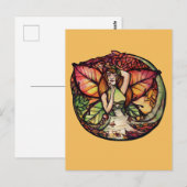 Beech Tree Fairy Natuur Lovers Briefkaart (Voorkant / Achterkant)