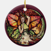 Beech Tree Fairy Natuur Lovers Keramisch Ornament (Achterkant)
