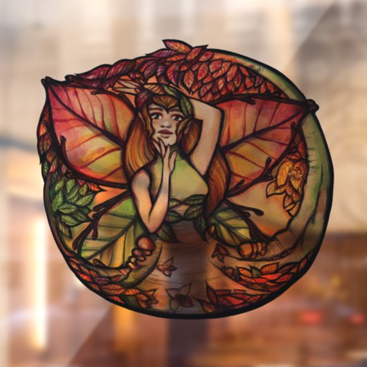 Beech Tree Fairy Natuur Lovers Raamsticker (Vel 2)