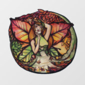 Beech Tree Fairy Natuur Lovers Raamsticker (Vel)