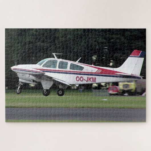 Beechcraft Bonanza OO-JKM – Kemble Vliegveld Legpuzzel (Horizontaal)