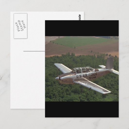 Beechcraft, T-34, 1953_Classic Aviation Briefkaart (Voorkant / Achterkant)