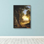 Beeches Asher brown Durand Canvas Afdruk (Insitu (Houten vloer))
