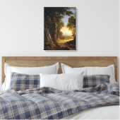 Beeches Asher brown Durand Canvas Afdruk (Insitu (Slaapkamer))