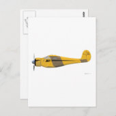 Beechserij D-17 Staggerwing Briefkaart (Voorkant / Achterkant)