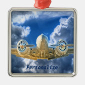 Beechsersmodel 18 Hoogontwerp-vliegend Metalen Ornament (Voorkant)