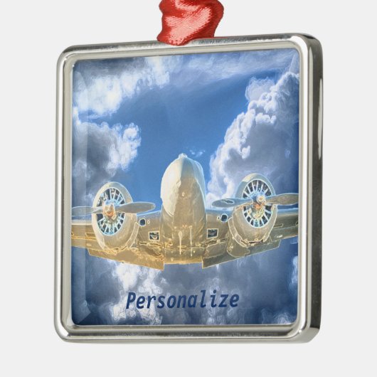 Beechsersmodel 18 Hoogontwerp-vliegend Metalen Ornament (Links)