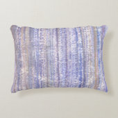 Beechwood Blue Waterverf Abstract Accent Kussen (Voorkant)