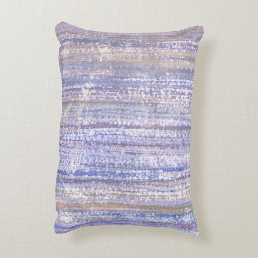 Beechwood Blue Waterverf Abstract Accent Kussen (Achterkant (Verticaal))