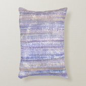 Beechwood Blue Waterverf Abstract Accent Kussen (Voorkant(Verticaal))