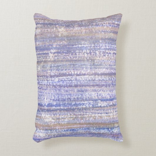 Beechwood Blue Waterverf Abstract Accent Kussen (Voorkant(Verticaal))