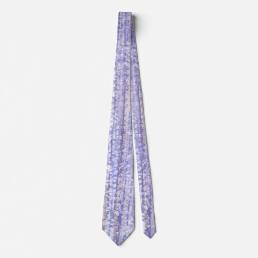 Beechwood Blue Waterverf Abstract Stropdas (Voorkant)