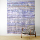 Beechwood Blue Waterverf Abstract Wandkleed (In situ)