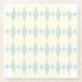 Beed Diamonds Glazen Onderzetter (Achterkant)