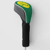 Beeditbaar Aussie-golfergeschenk Golfheadcover (Schuin)