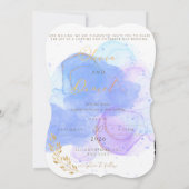 Beeditbaar ontwerpbestand voor trouwuitnodiging save the date (Achterkant)